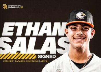 Ethan Salas es el prospecto número uno de toda la pelota internacional.