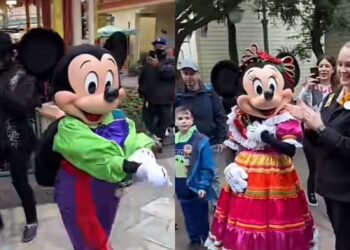 Mickey y Minnie Mouse mexicanos