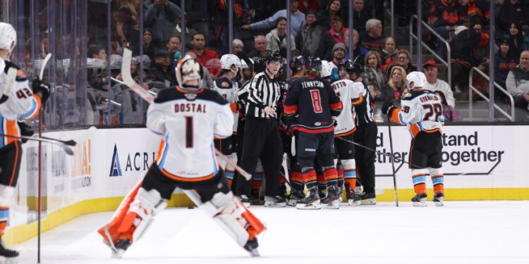 Conato de bronca durante la derrota de los Gulls ante los Firebirds.