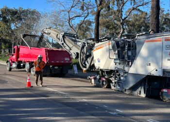 Repavimentación de Park Blvd