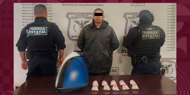 Arrestado con pastillas de fentanilo en otay