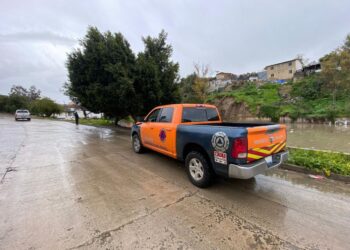 Incidencias por lluvias en BC