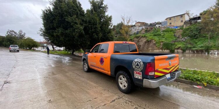 Incidencias por lluvias en BC
