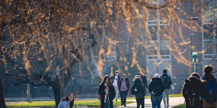 Michigan State University con tirador activo