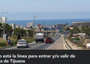 Playas de Tijuana como esta la linea