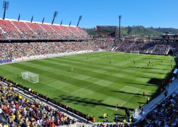 El Snapdragon Stadium la tarde del domingo con el juego América vs Xolos.