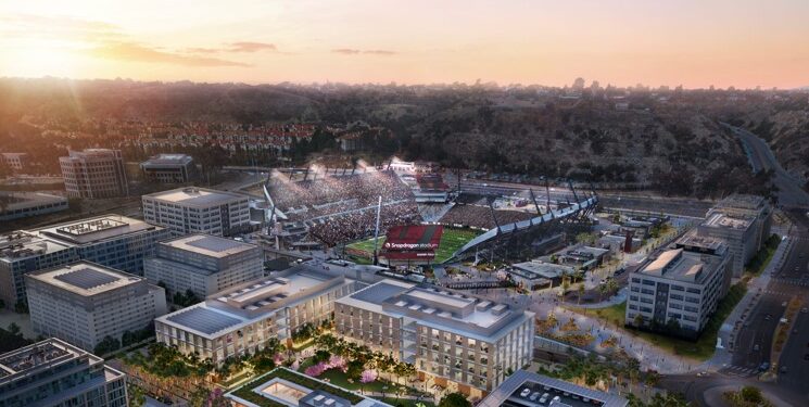 SDSU selecciona al primer desarrollador para la renovación del campus de Mission Valley