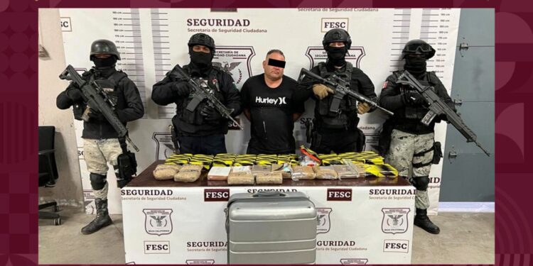 Decomisan más de 23 kilos de fentanilo en Tijuana 