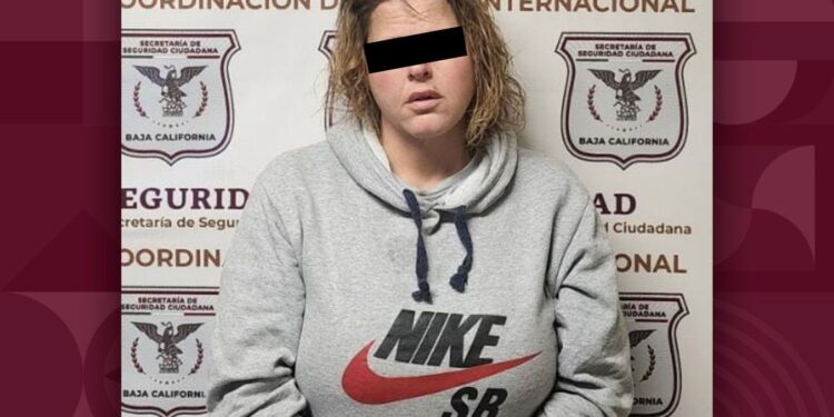 Loretta de 36 años fue detenida en Mexicali