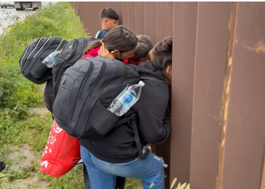 Campamento migrante en San Ysidro
