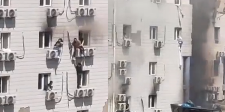 Incendio en China