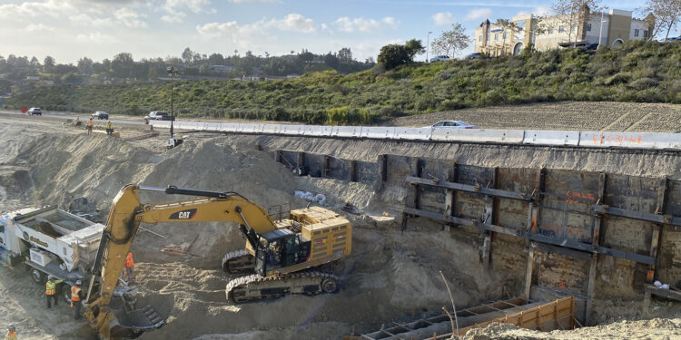 Continuan trabajos sobre la carretera SR 78