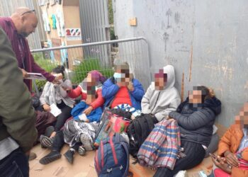 Autoridades de Tijuana no pueden mover nuevo campamento migrante