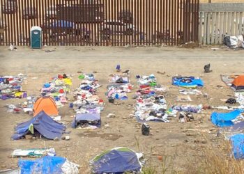 Se acabó el campamento migrante en Tijuana y San Diego