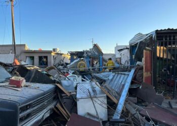 Explosión daña 15 viviendas en Mexicali