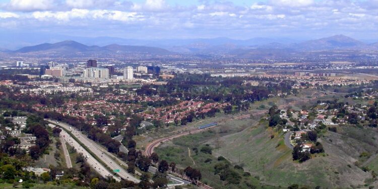 University City viewed from Mt. Soledad