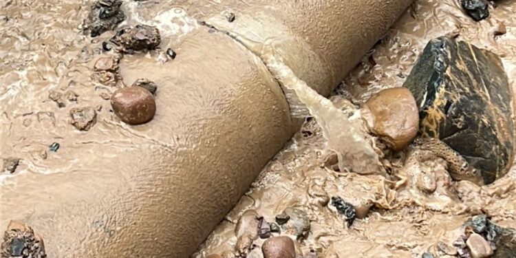 Colonias sin agua por fuga en Tijuana