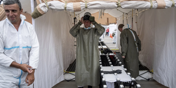 Se preparan en caso de un posible incidente nuclear en Ucrania