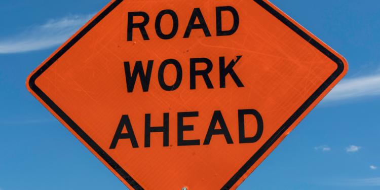 Road work ahead
