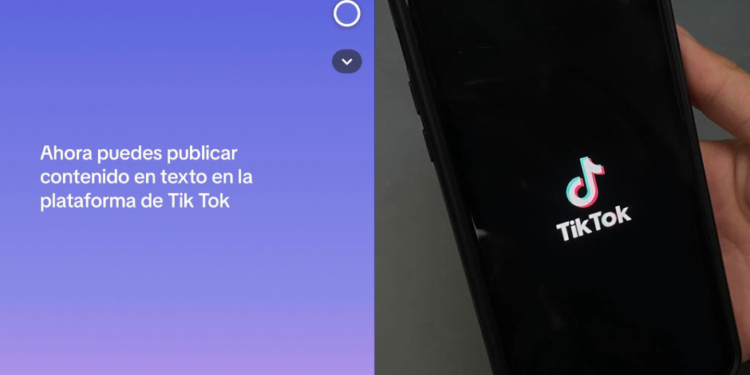 Tik Tok texto