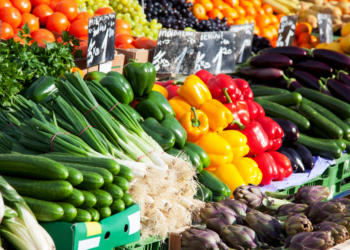 Verduras en mercado