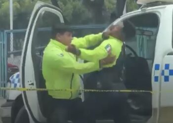 Captan Pelea de Inspectores de Tránsito en La Línea de Tijuana