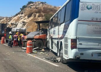 Choque en Tijuana tecate deja 51 heridos
