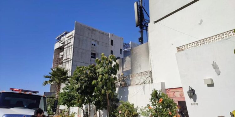 Incendio en Tijuana en colonia rancho grande