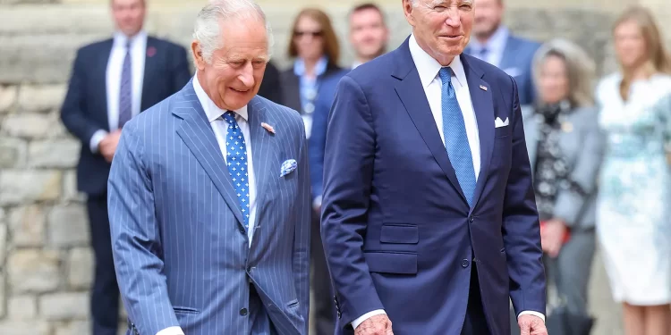 Rey Carlos III y Joe Biden