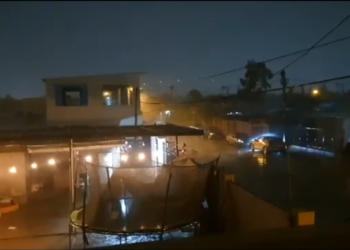 Tormenta eléctrica en Mexicali
