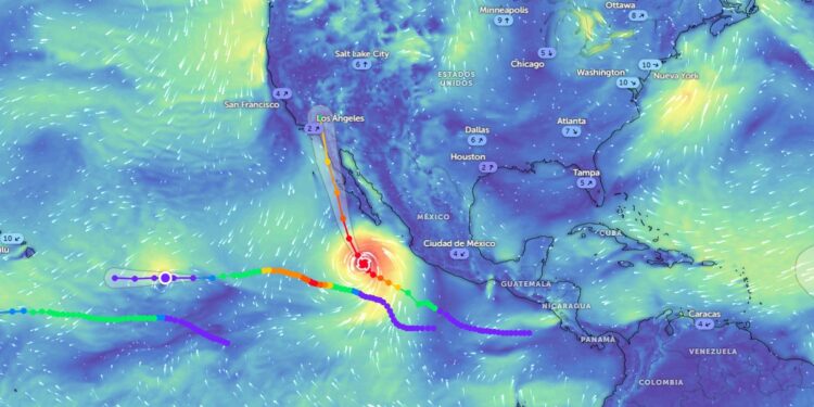 Huracán Hilary: sigue la trayectoria del huracán en vivo