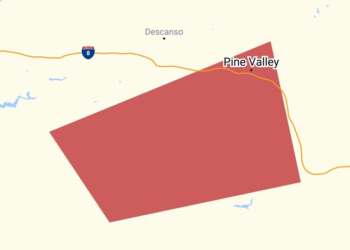 Emiten aviso de inundaciones repentinas en este del condado