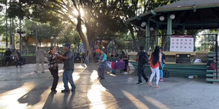 Celebraron día del abuelo en parque Teniente Guerrero