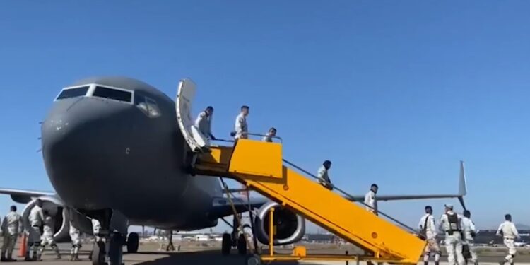 Arriban refuerzos de la Guardia Nacional a Baja California