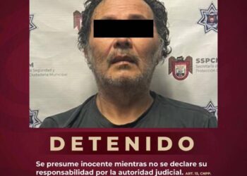 Sujeto es detenido tras golpear y amenazar a su padre con un arma de fuego