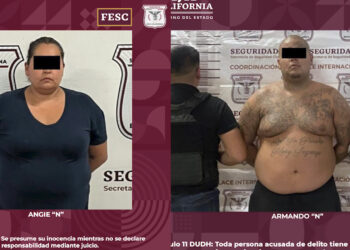 Detienen en Baja California a dos personas fugitivas de Estados Unidos