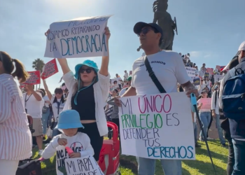Manifestación poder judicial tijuana