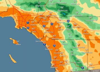 Condición Santa Ana intensifica riesgo potencial de incendios en la región