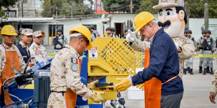 Ejército Mexicano destruyó mil 66 armas en Tijuana