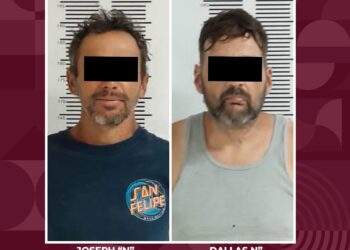 Detienen en San Felipe a dos fugitivos de Estados Unidos