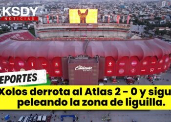 Xolos derrota al Atlas 2-0 y siguen peleando la zona de liguilla.