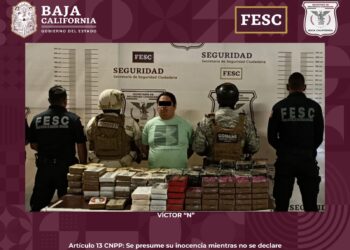 Decomisan 120 kilos de fentanilo y 34 de cocaína en Tijuana