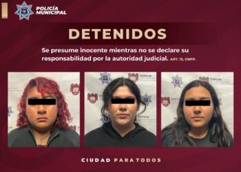 Detienen a tres mujeres con vehículo robado y droga en Tijuana