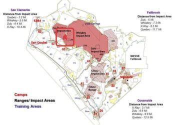 Incendio forestal en Camp Pendleton ha consumido más de 2,500 acres
