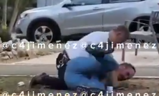 Sujeto golpea a un hombre en la calle hasta matarlo