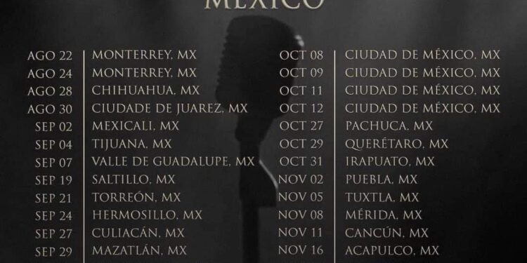 Luis Miguel anunció tres conciertos en Baja California