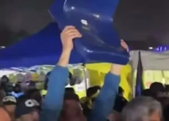 Aficionado del América se llevó una butaca como recuerdo de la final