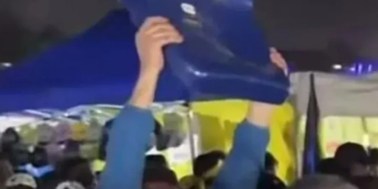 Aficionado del América se llevó una butaca como recuerdo de la final