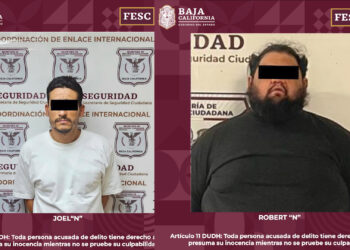 Aseguran en Baja California a dos prófugos de la justicia de Estados Unidos