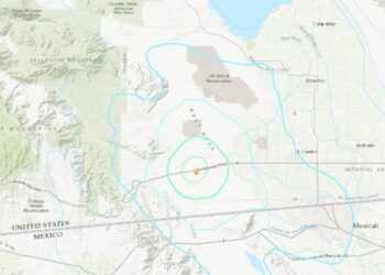 Una serie de terremotos sacudieron la zona este de San Diego